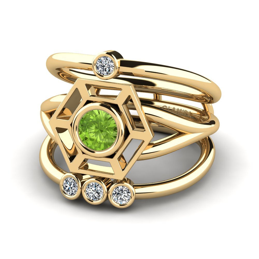 Peridot Ring Ghwy SET