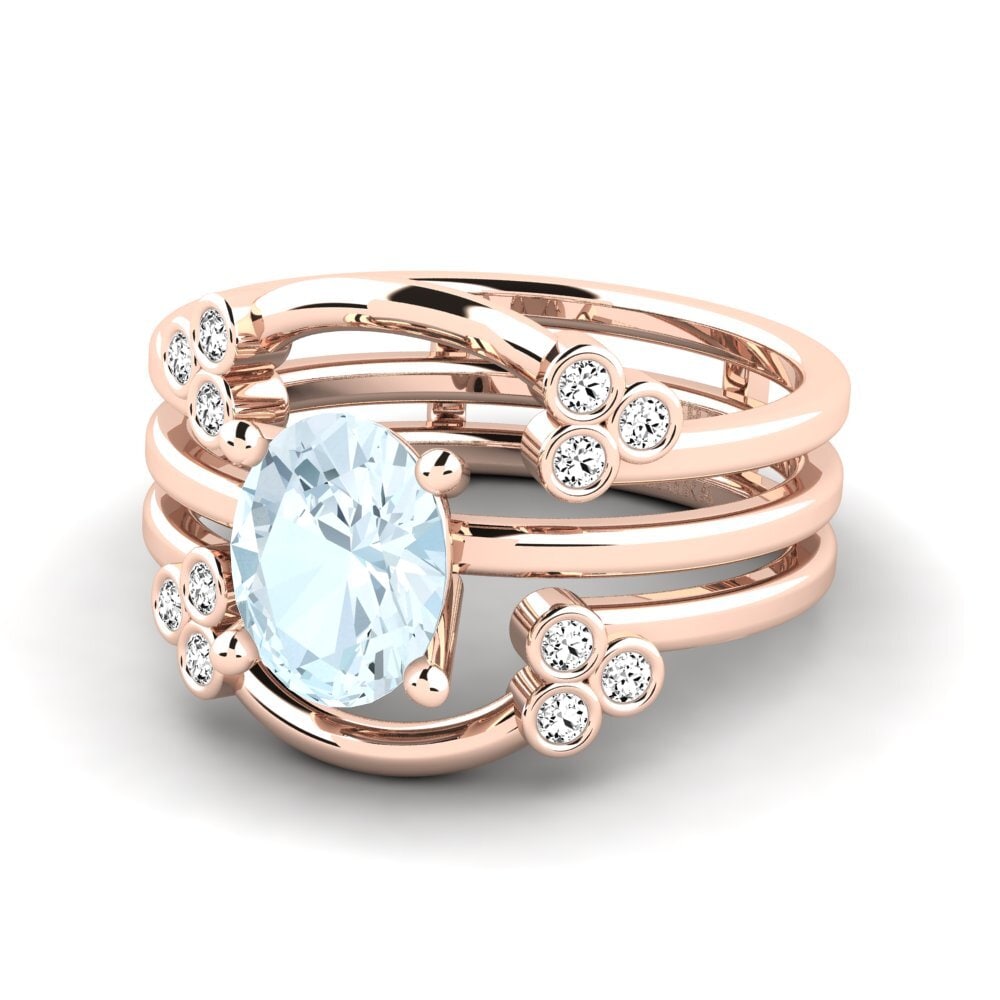 Aquamarine Ring Hyunwoo SET