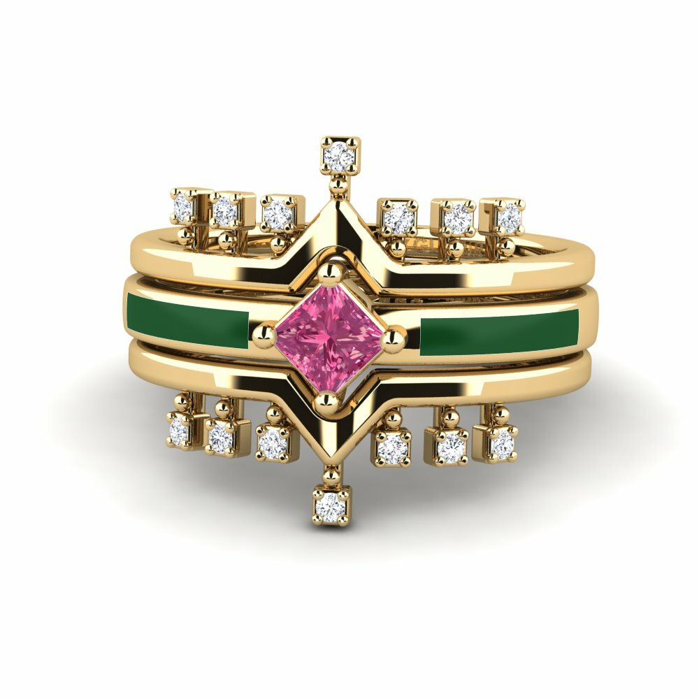 Bagues Tourmaline Rose Enhancer