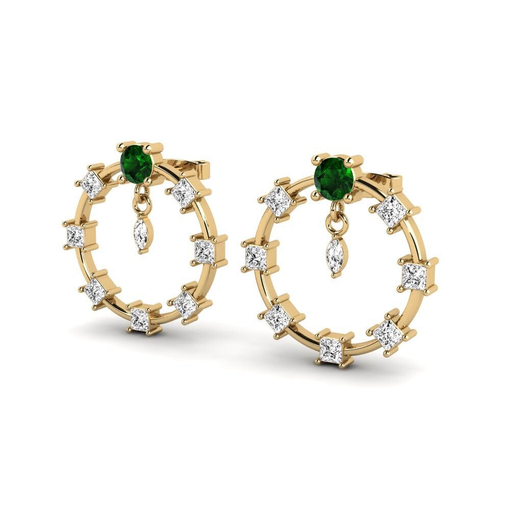Green Tourmaline Women's Earring Tallige