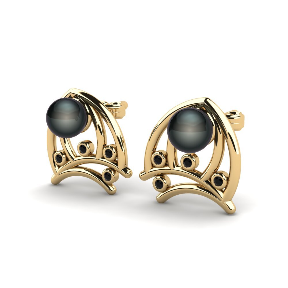 Black Sapphire Women's Earring Abrienda
