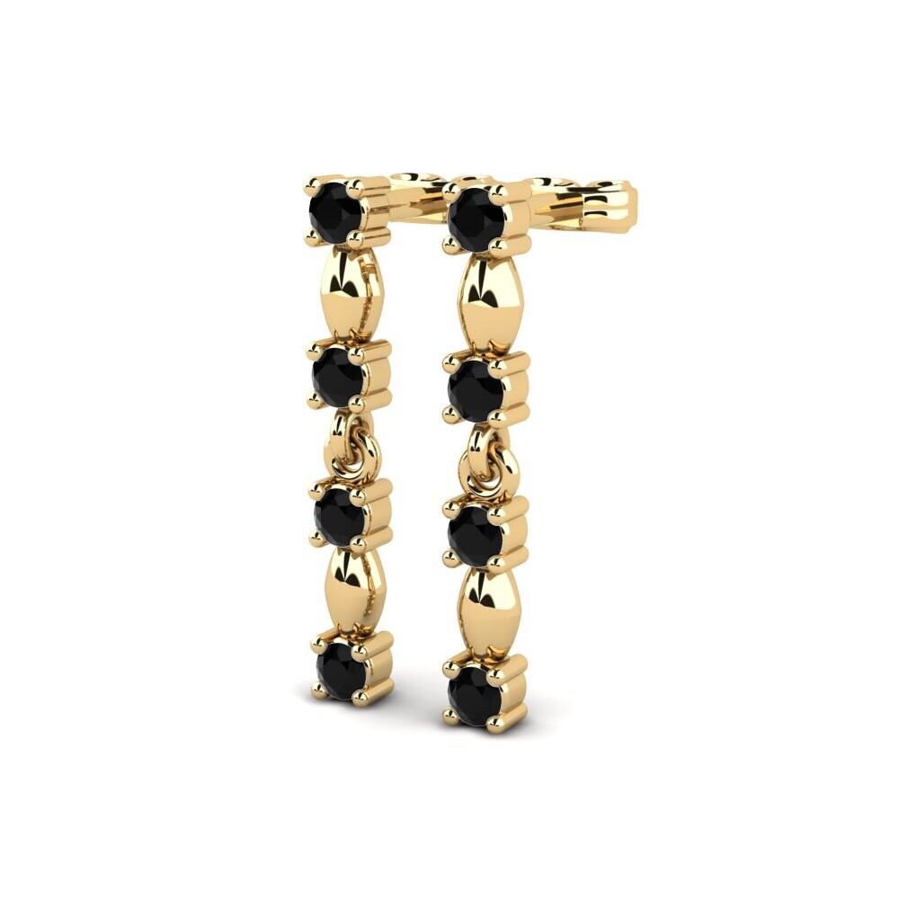 Black Sapphire Women's Earring Aburg