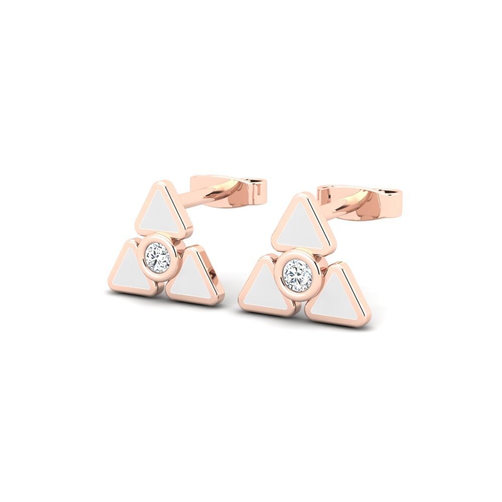 14k Oro Rosa Pendiente de mujer Adventuress