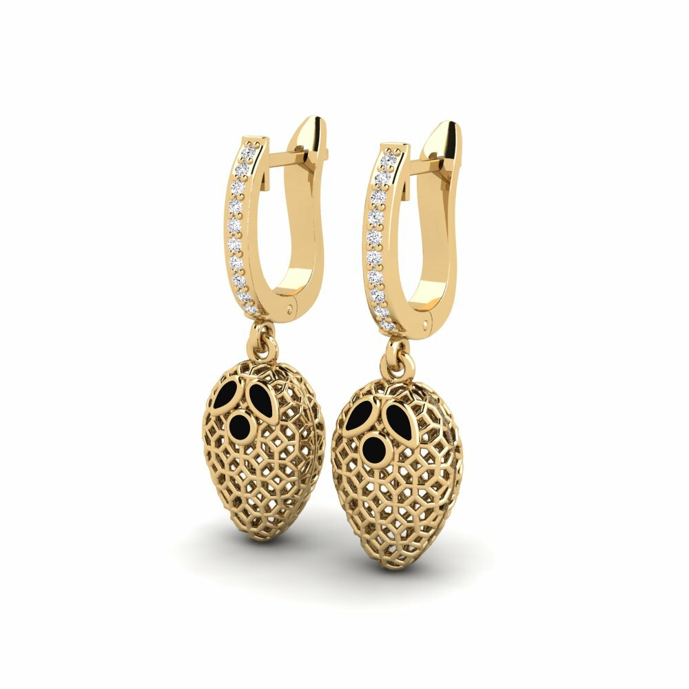 Moissanite Boucle d'oreille femme Aeopi