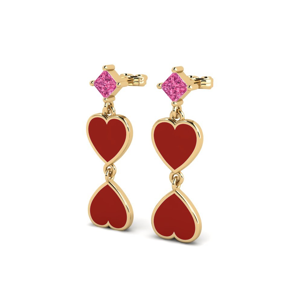 Pink Tourmaline Women's Earring Byrc