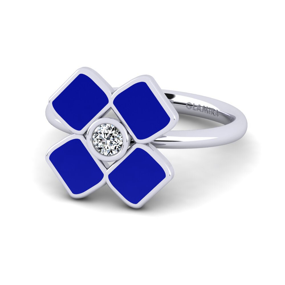 9ct White Gold Ring Arroketo