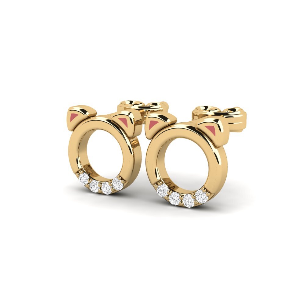 White sapphire Kid's Earring Ligure