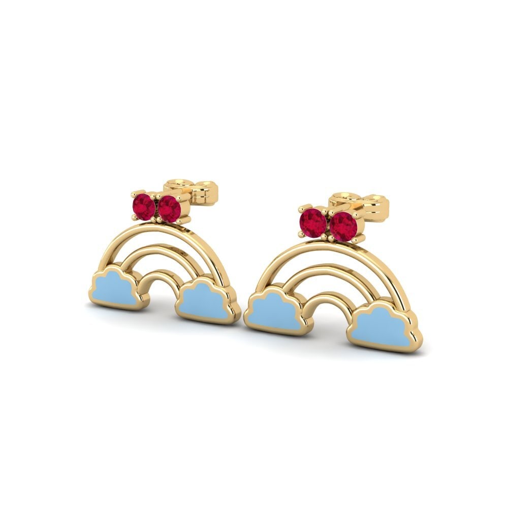 Ruby Kid's Earring Maillet