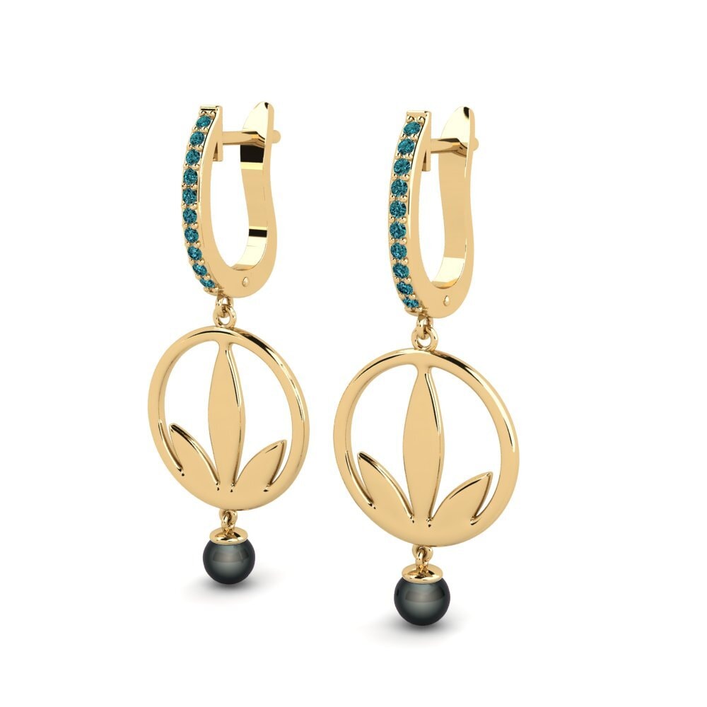 Blue Diamond Women's Earring Ayvels