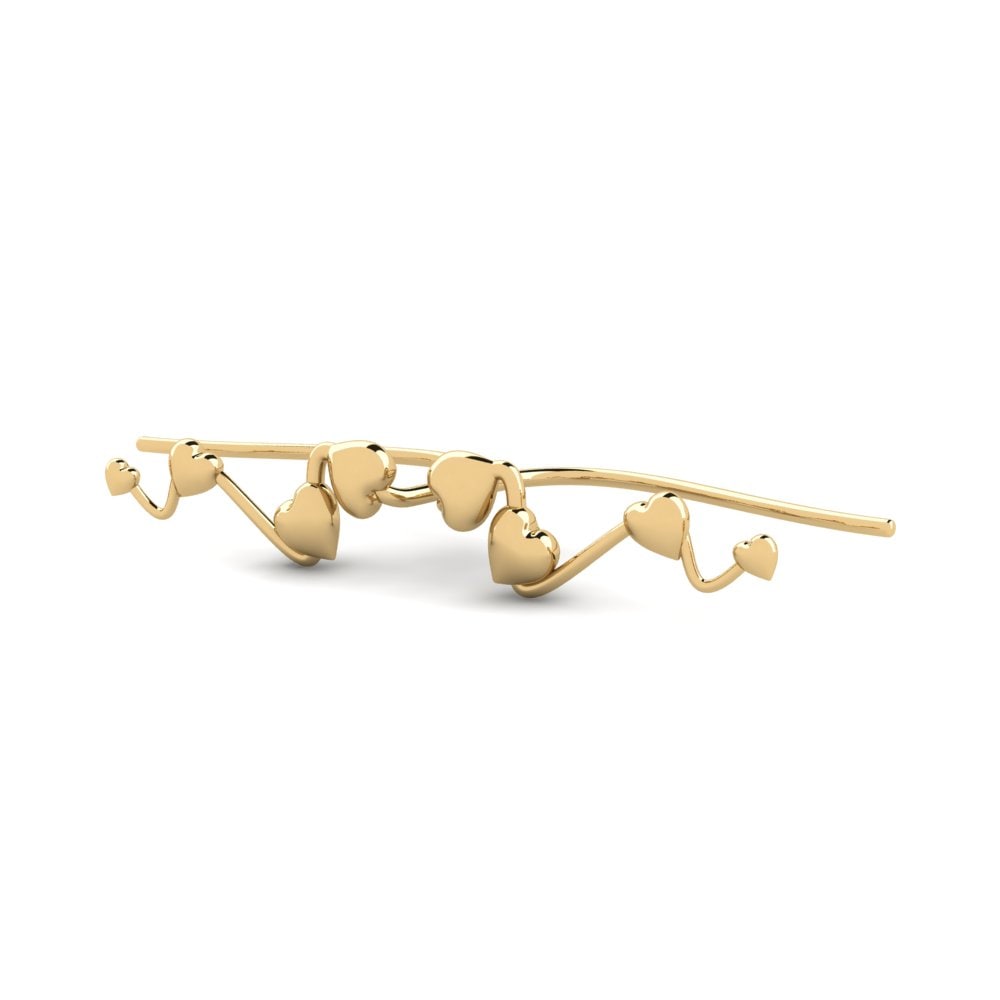 9k Oro Amarillo Pendientes Bloyer