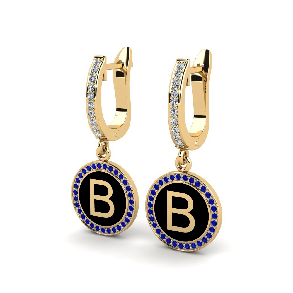 Sapphire Women's Earring Elmolt - B