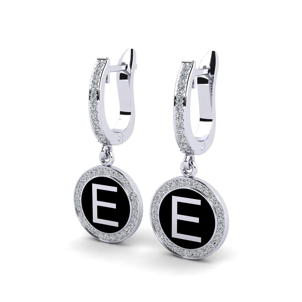 950 Platinum Women's Earring Elmolt - E