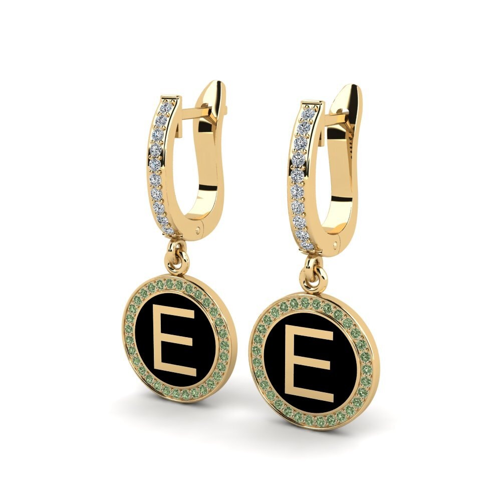 Green Diamond Women's Earring Elmolt - E