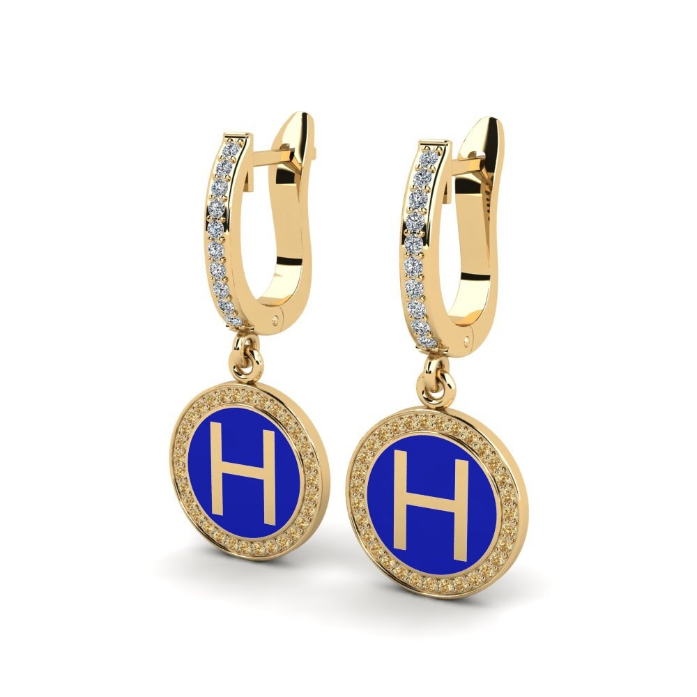 Brown Diamond Women's Earring Elmolt - H