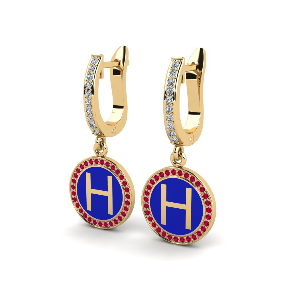 Ruby Women's Earring Elmolt - H