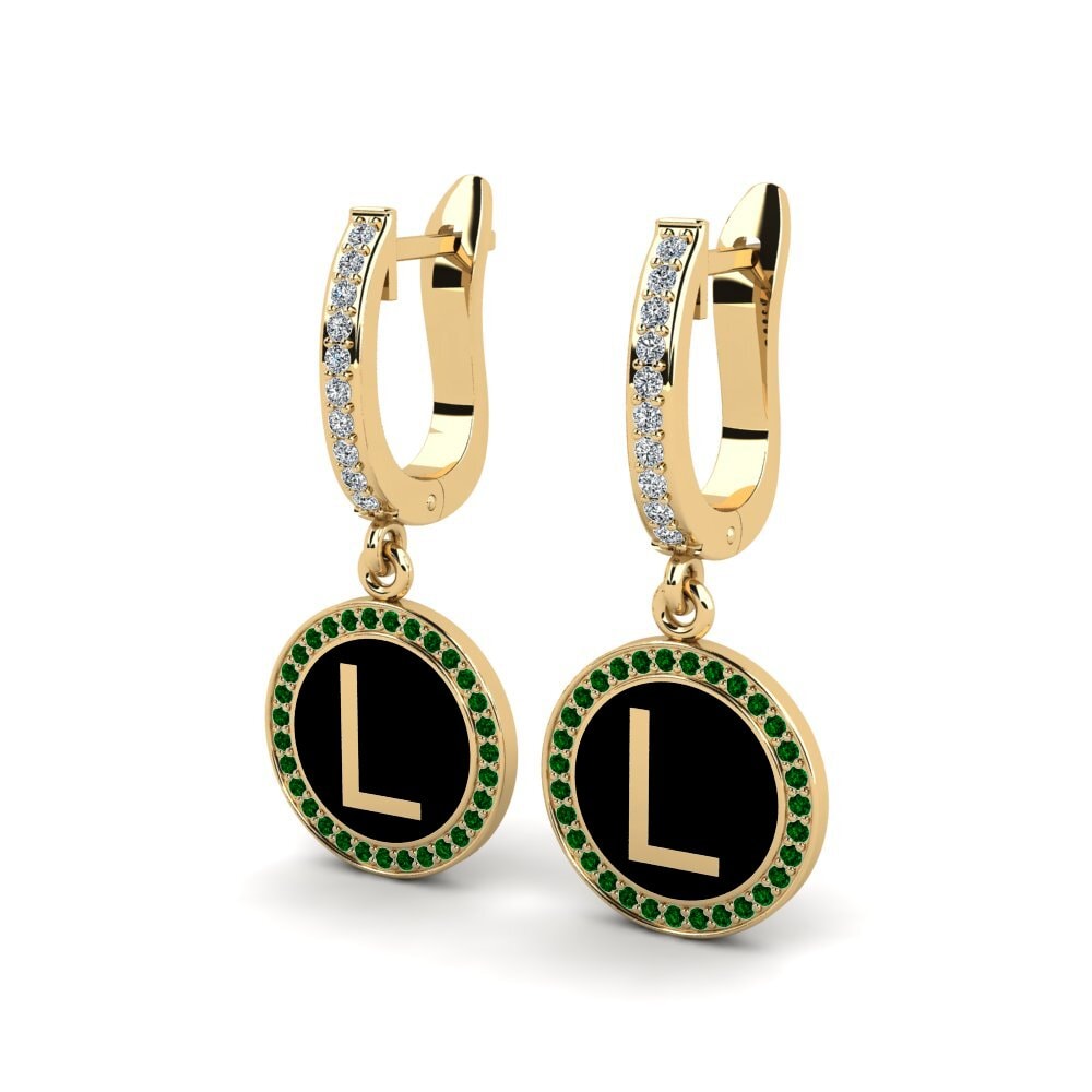 Green Zirconia Women's Earring Elmolt - L