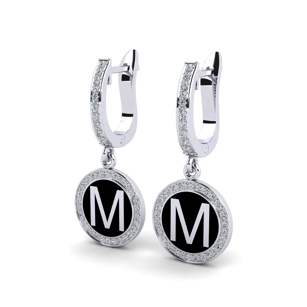 White Silver Women's Earring Elmolt - M
