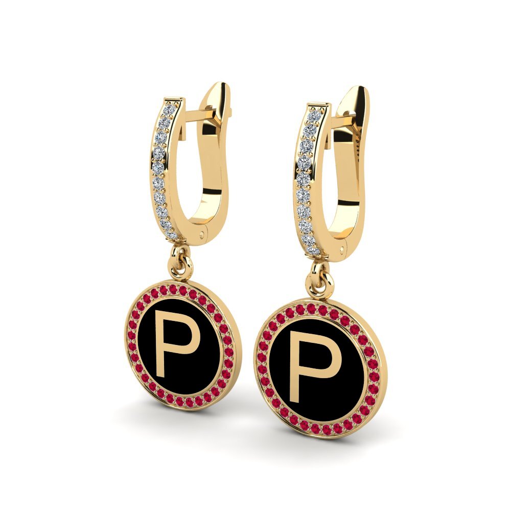 Ruby Women's Earring Elmolt - P