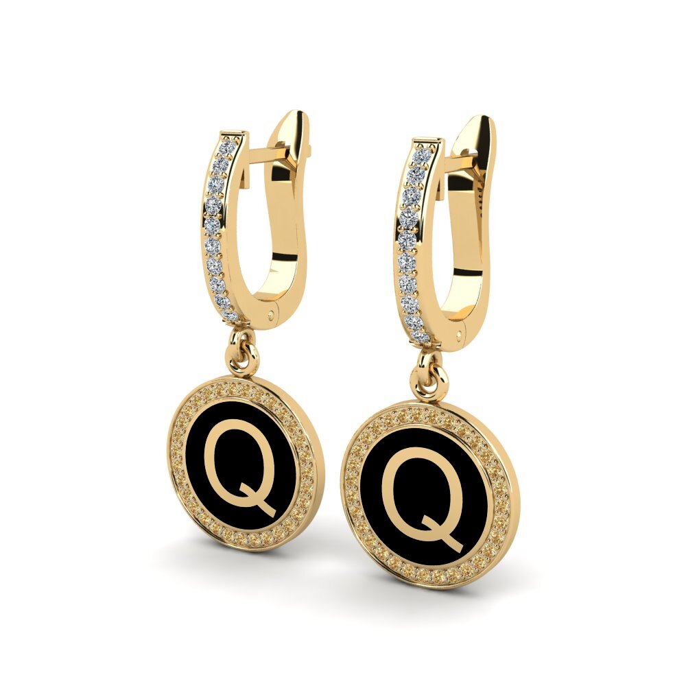 Brown Diamond Women's Earring Elmolt - Q