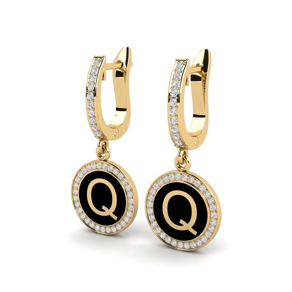 White sapphire Women's Earring Elmolt - Q