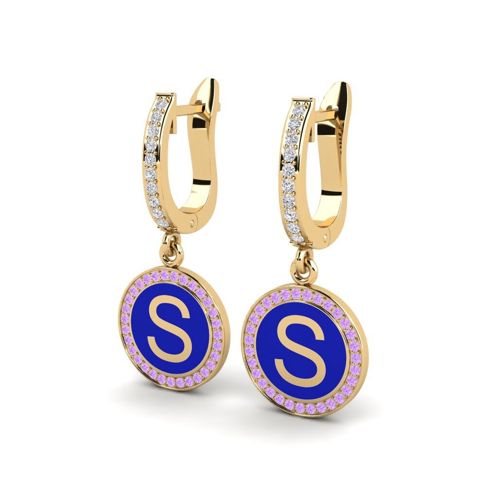 Amethyst Women's Earring Elmolt - S