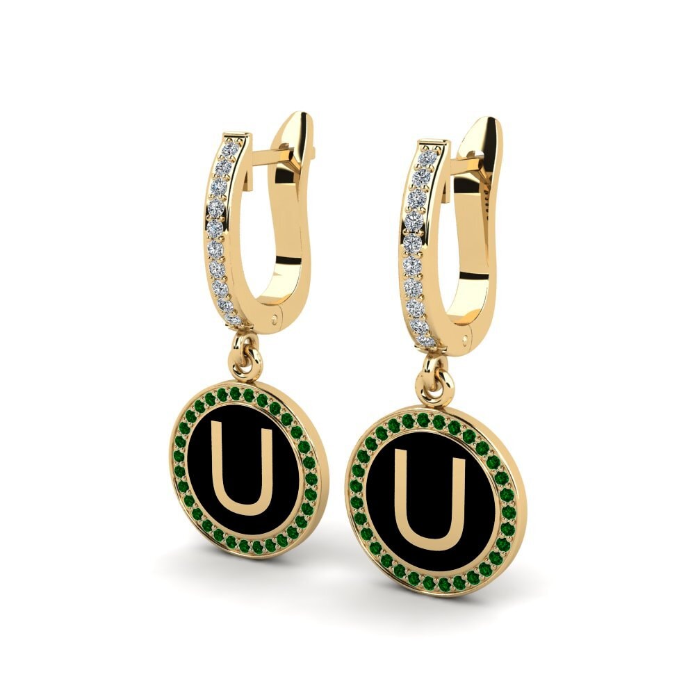 Green Zirconia Women's Earring Elmolt - U
