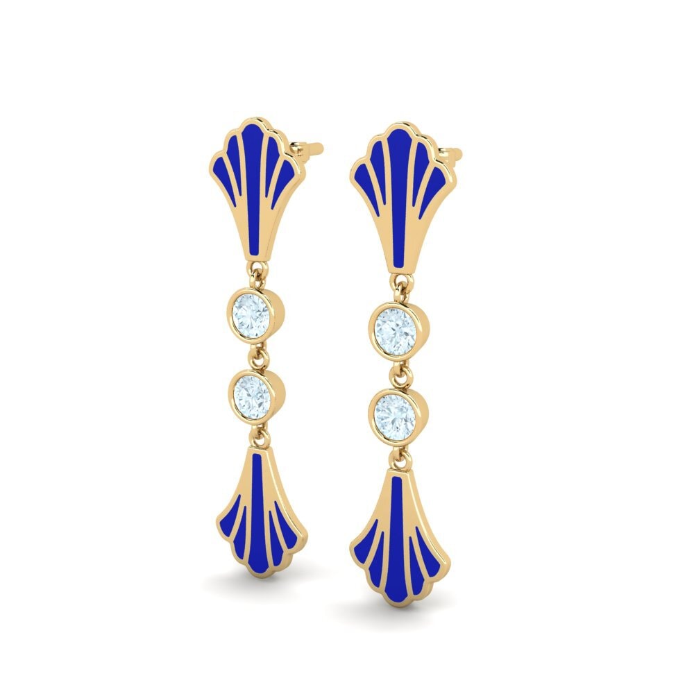 Aquamarine Women's Earring Luluent