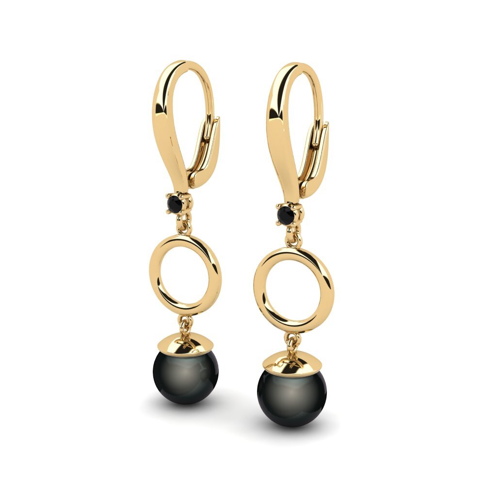 Black Diamond Women's Earring Martijona