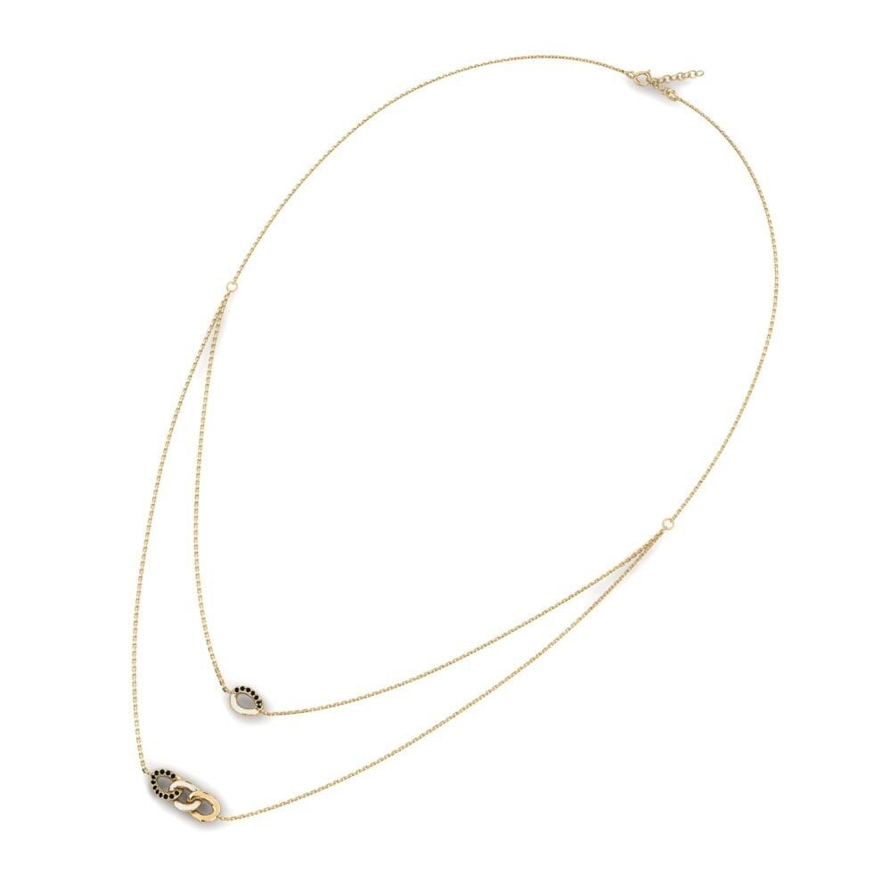 Black Onyx Women's Necklace Amincewa