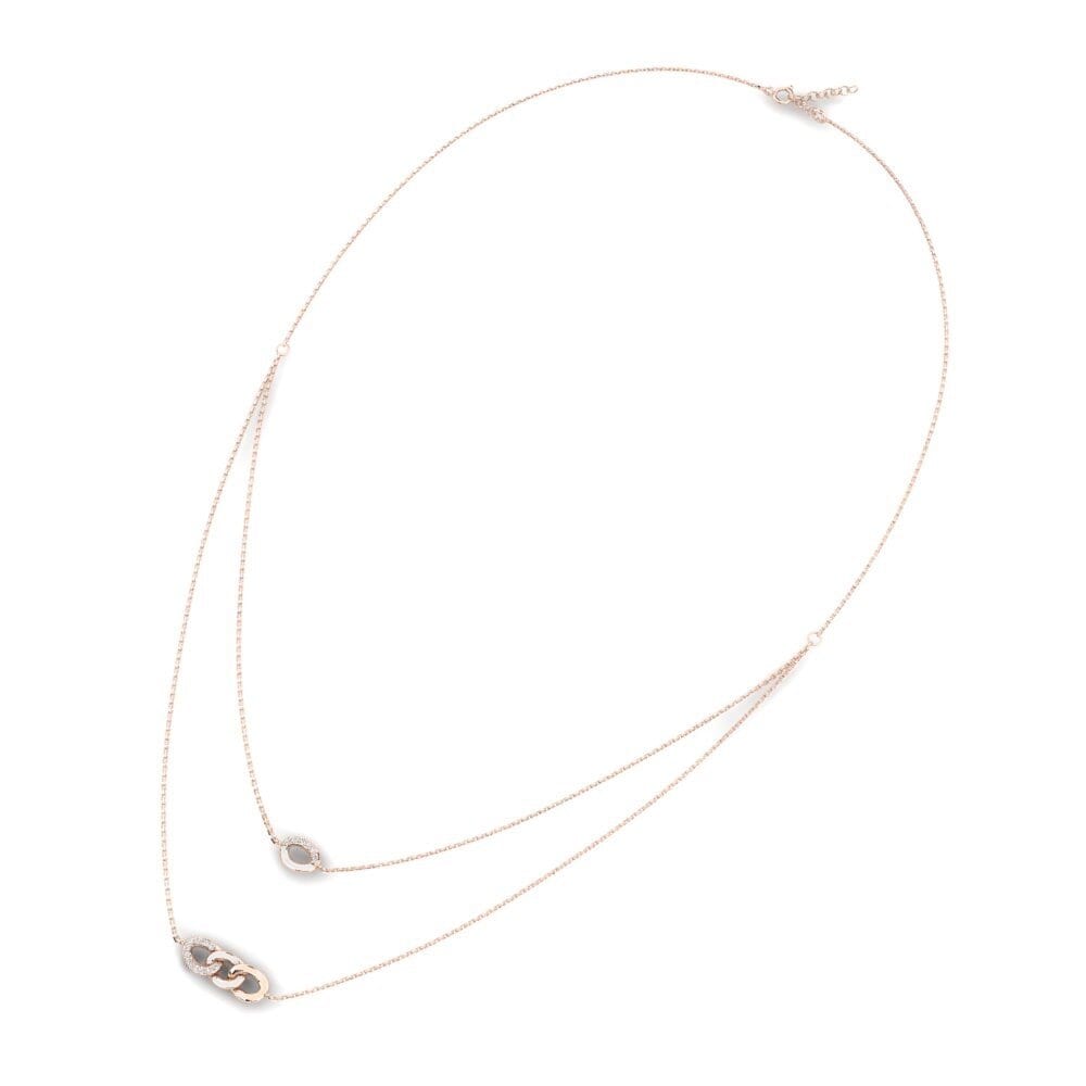 9ct Rose Gold Women's Necklace Amincewa