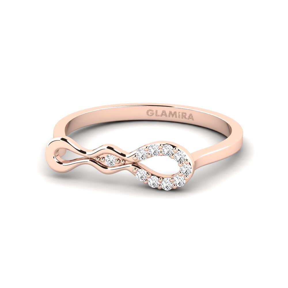9ct Rose Gold Ring Aravida