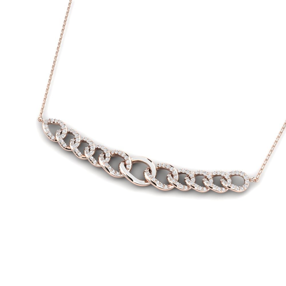 9ct Rose Gold Women's Necklace Bedoeling