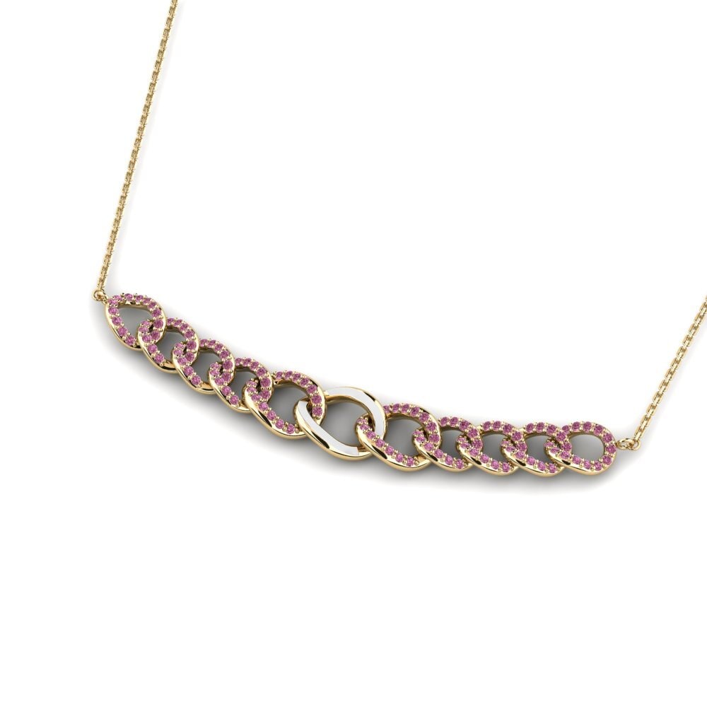 Rhodolite Garnet Women's Necklace Bedoeling