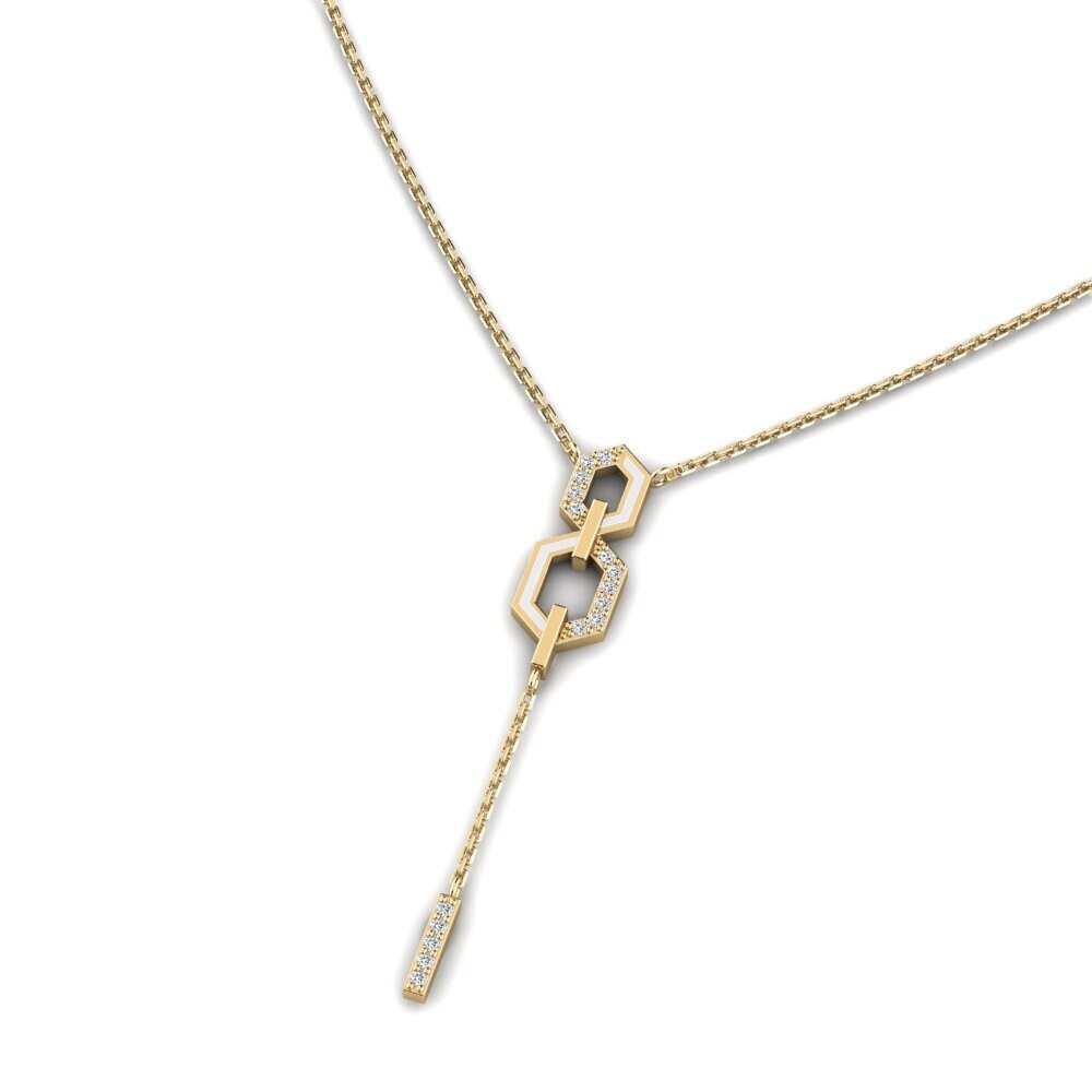 Moissanite Women's Necklace Blackash