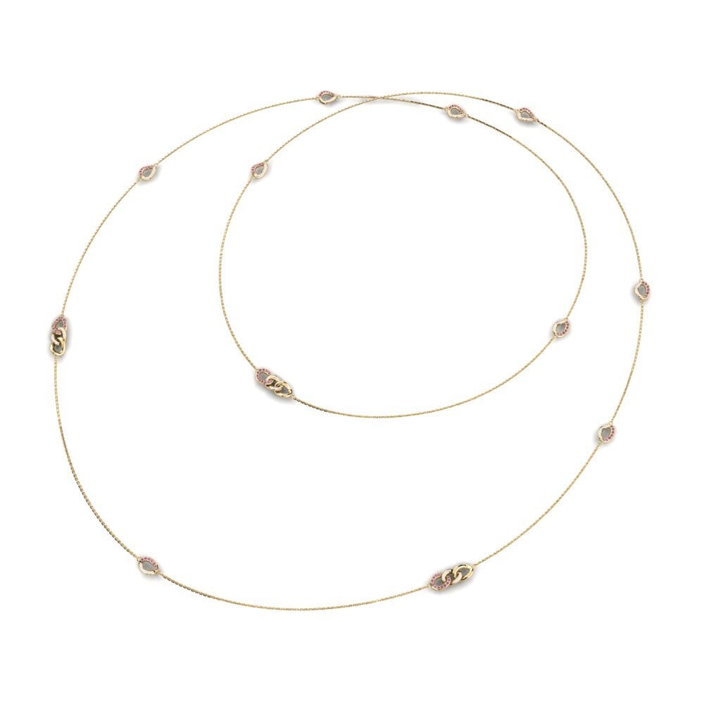 Rhodolite Garnet Women's Necklace Boitshhepho