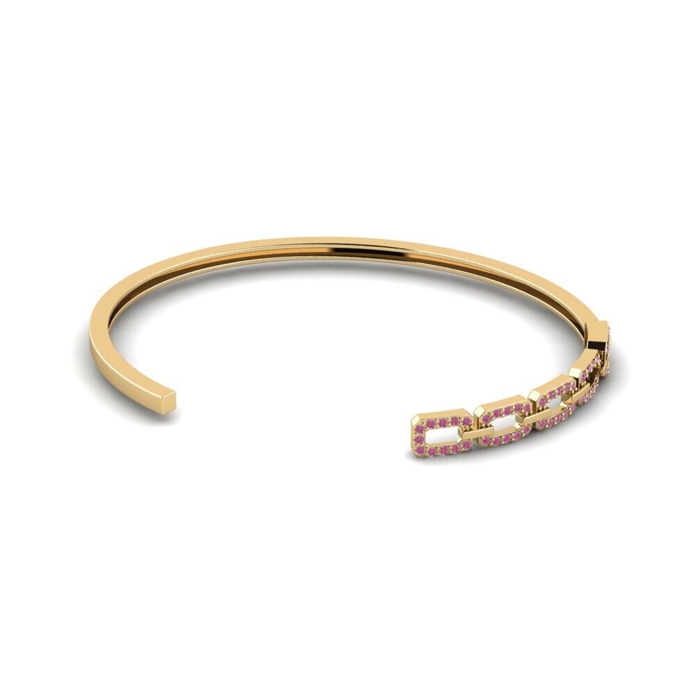 Rhodolite Garnet Women's Bracelet Cakaki