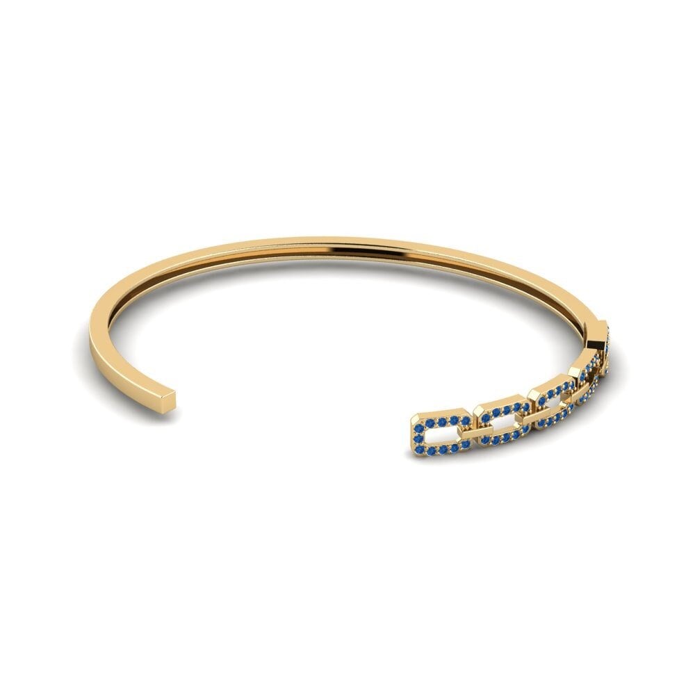 Dark Blue Zirconia Women's Bracelet Cakaki