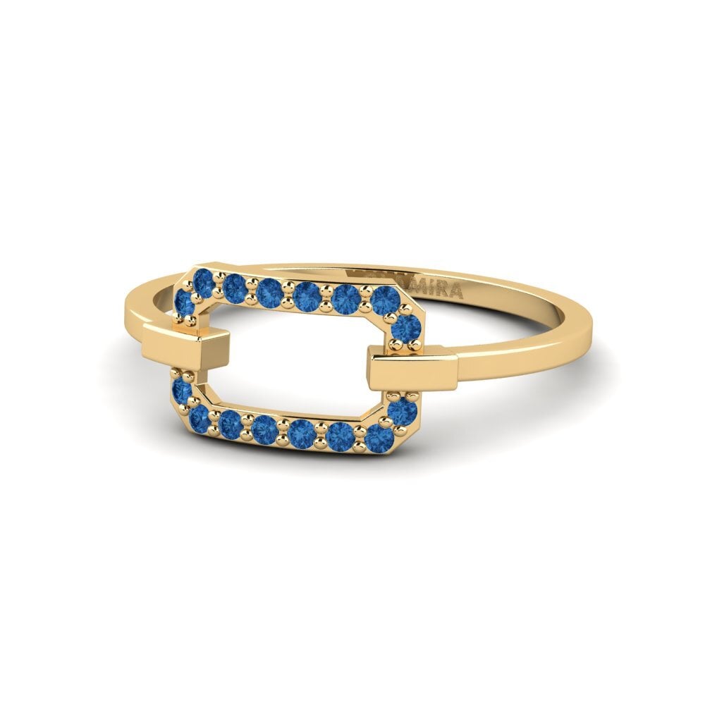 Dark Blue Zirconia Ring Chozizwitsa