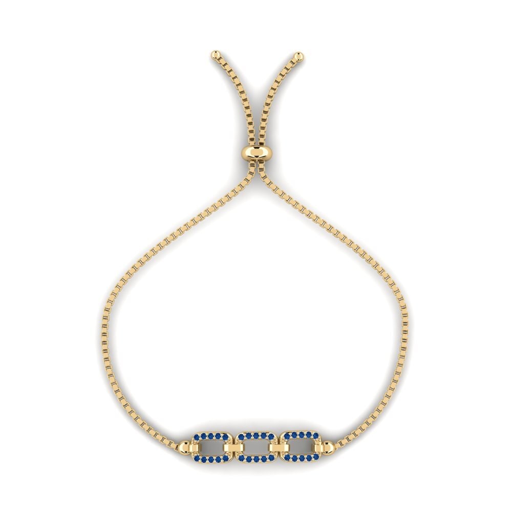 Dark Blue Zirconia Women's Bracelet Dapper