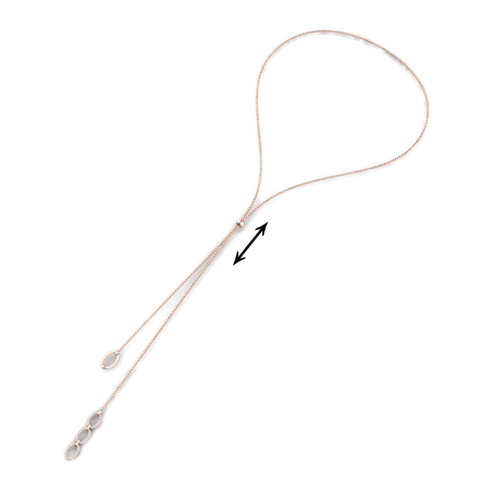 9ct Rose Gold Women's Necklace Dewr