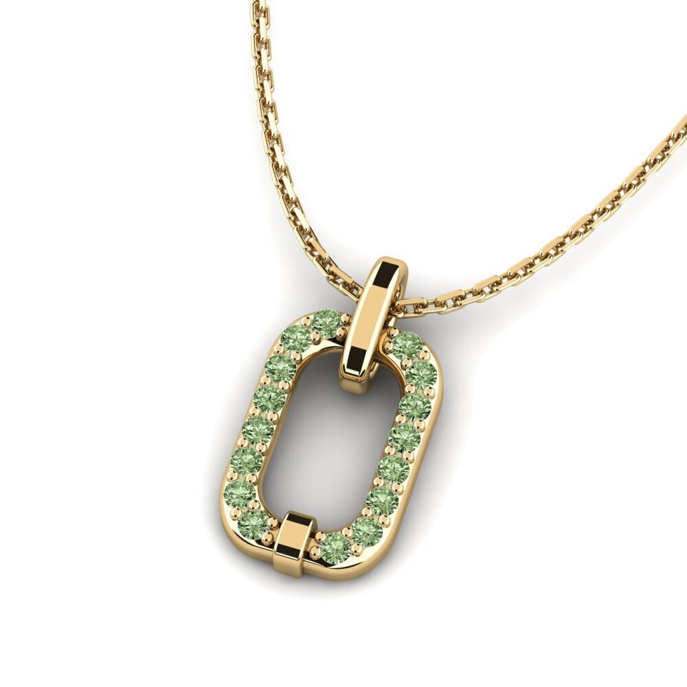 Green Diamond Women's Pendant Ertegi