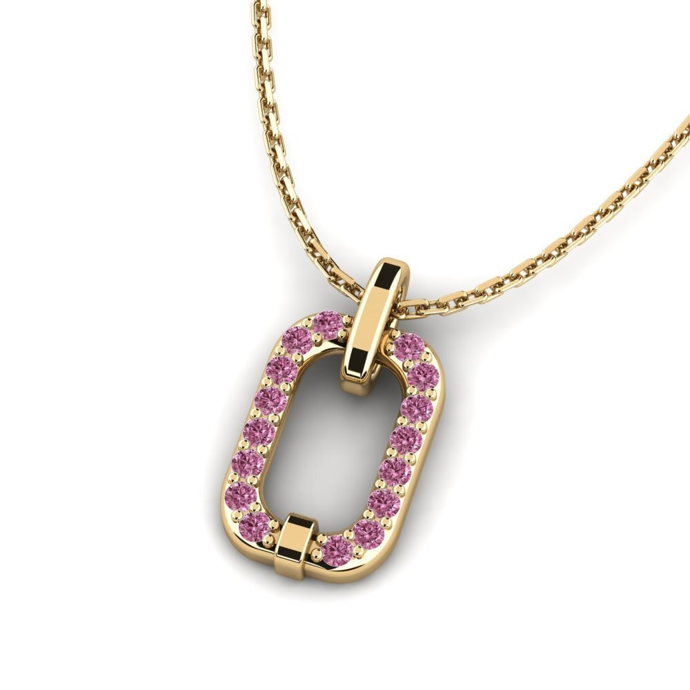 Rhodolite Garnet Women's Pendant Ertegi