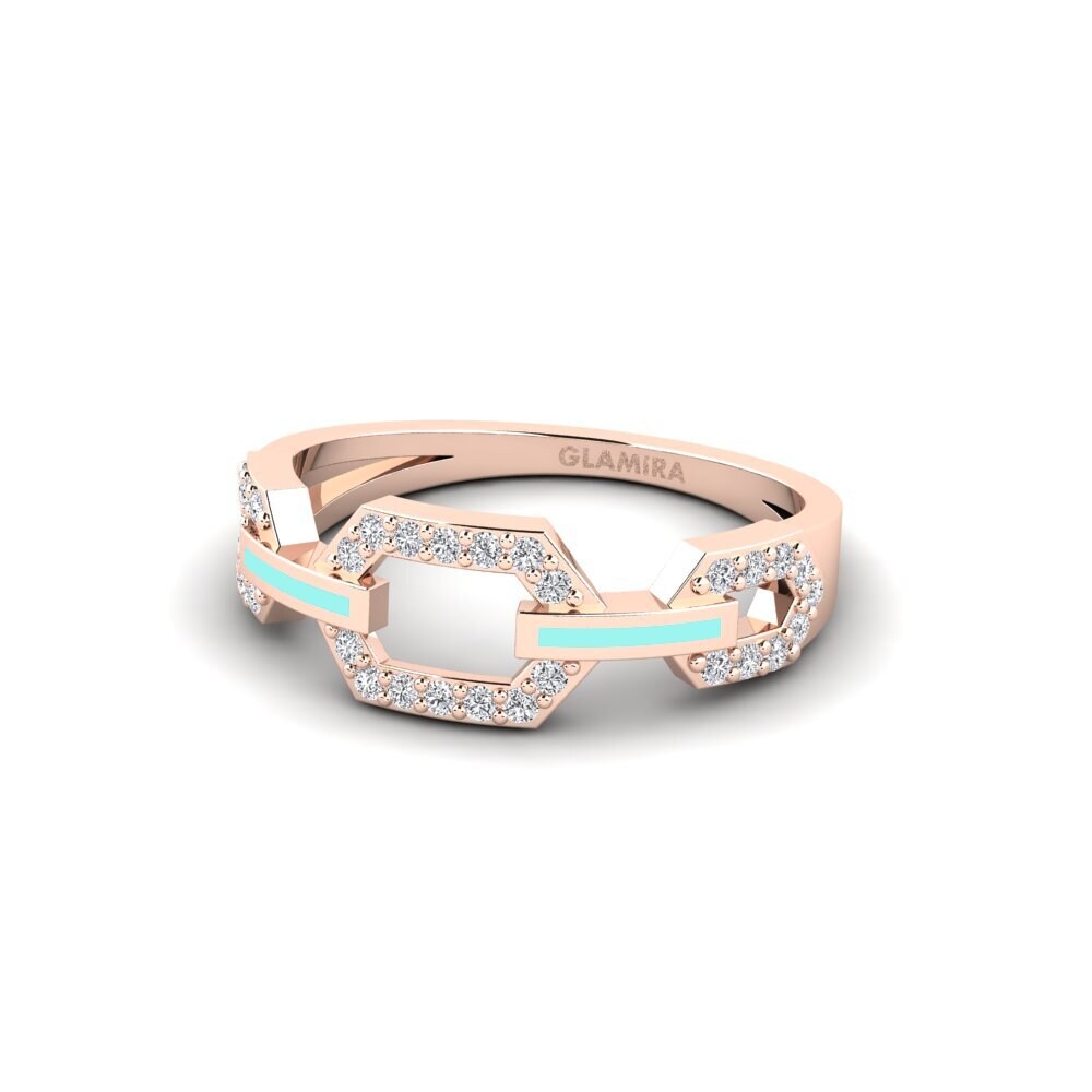 Rotgold 750 Ring Figree