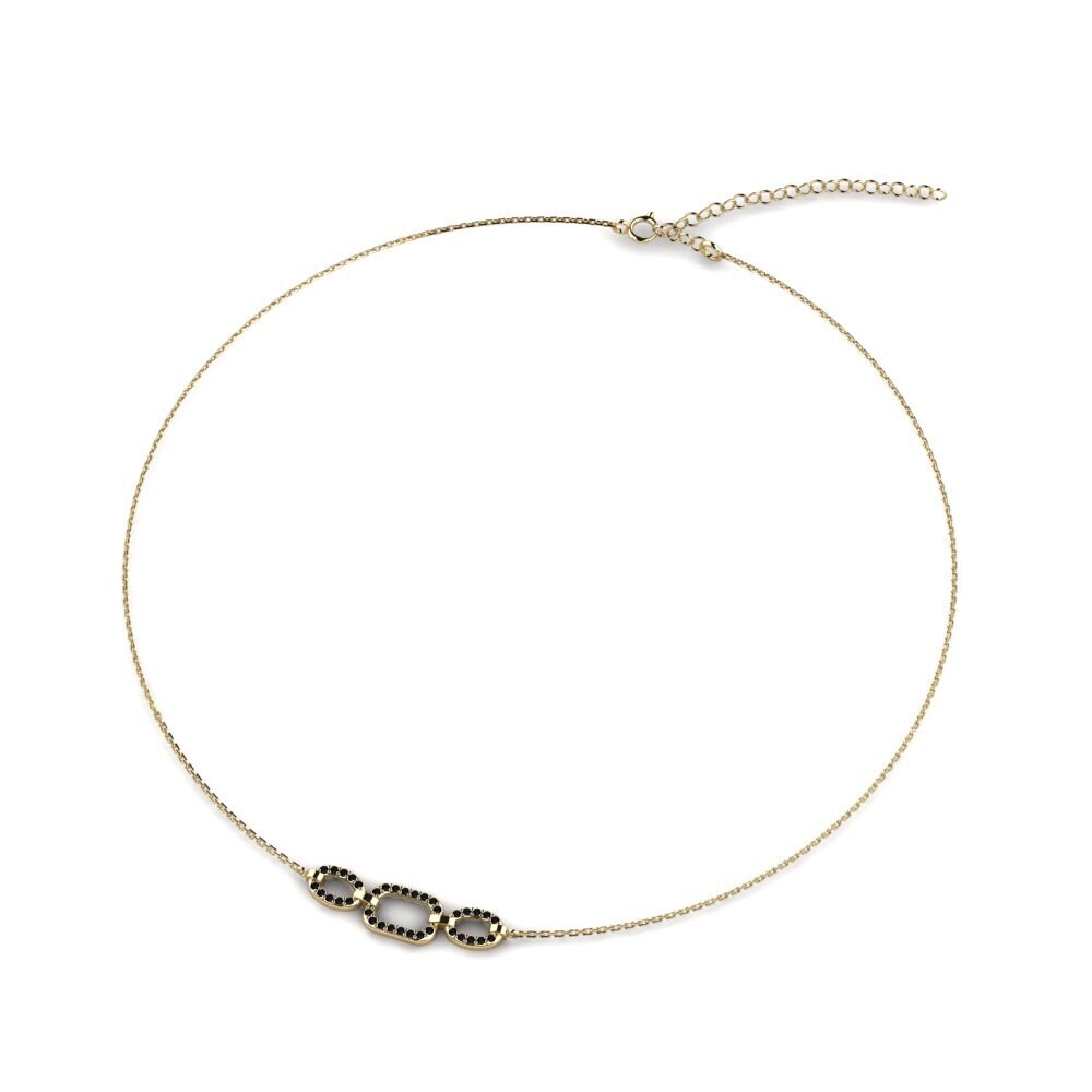 Black Diamond Women's Choker Necklace Geesinimo