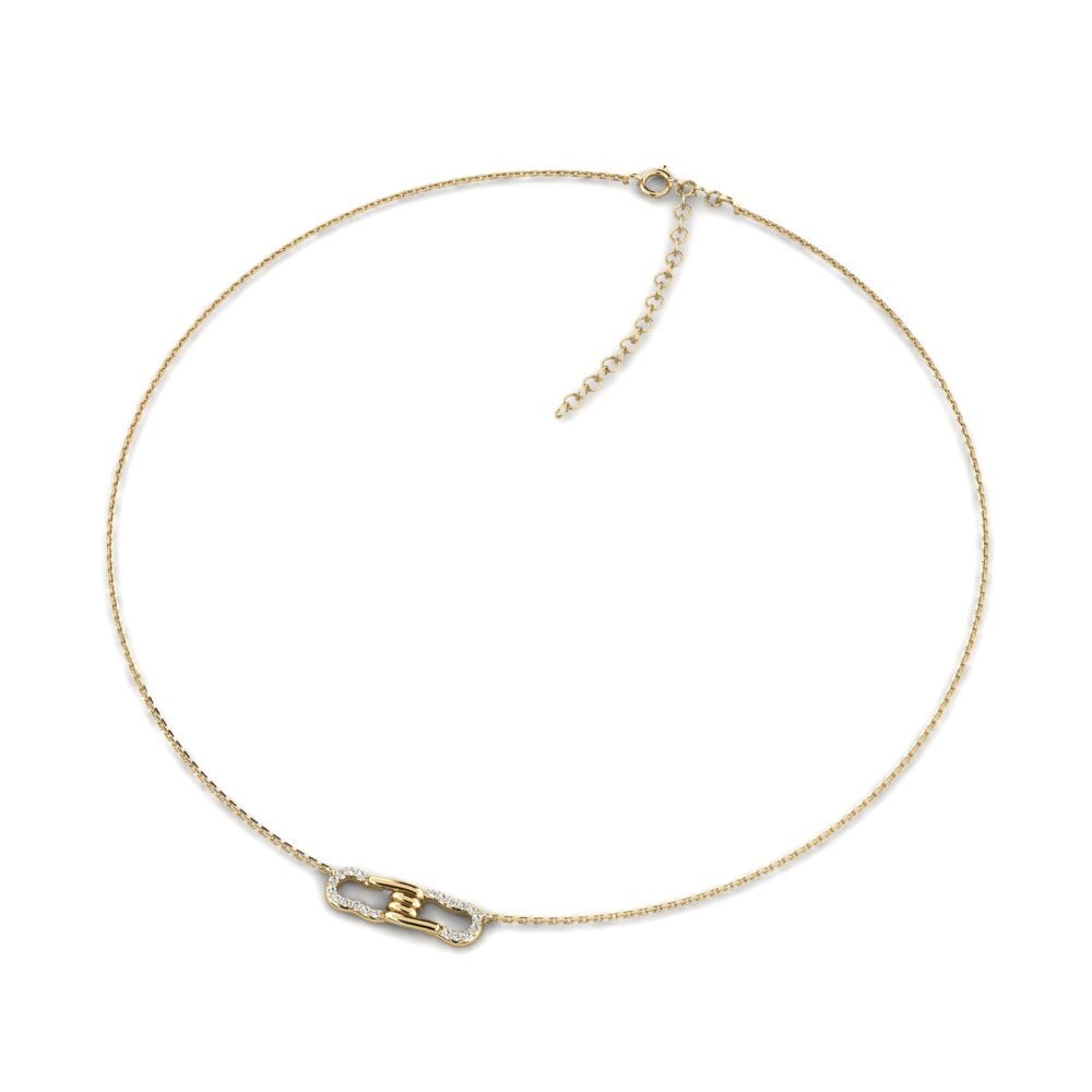 Moissanite Women's Choker Necklace Gossamer