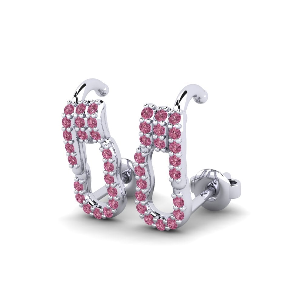 Plata 925 Granate Rhodolite Pendiente de mujer Inglenook