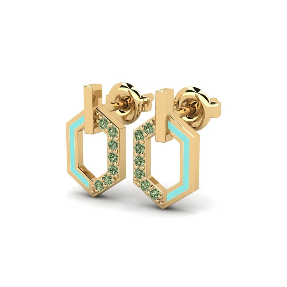 Green Diamond Women's Earring Maplene