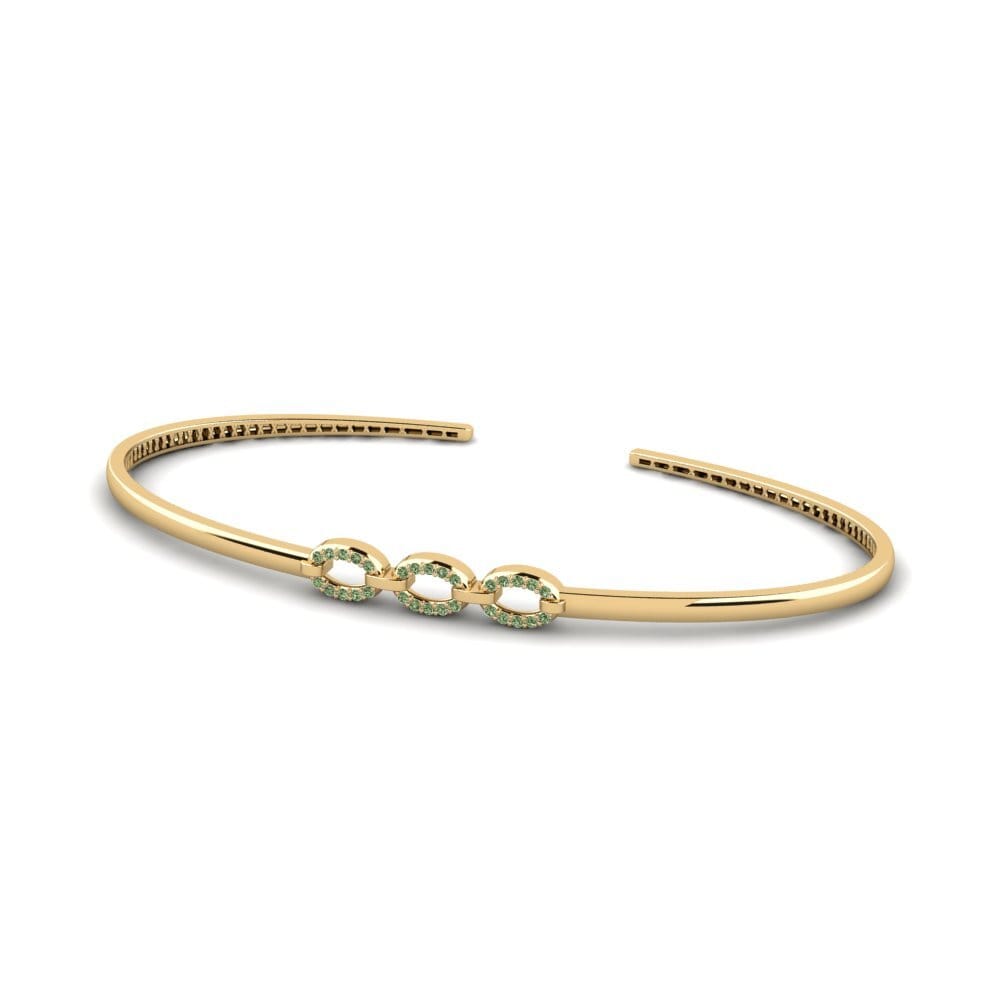 Green Diamond Palm Cuff Matapang