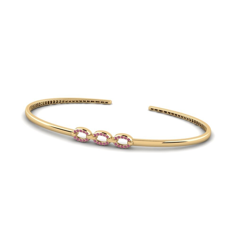 Rhodolite Garnet Palm Cuff Matapang