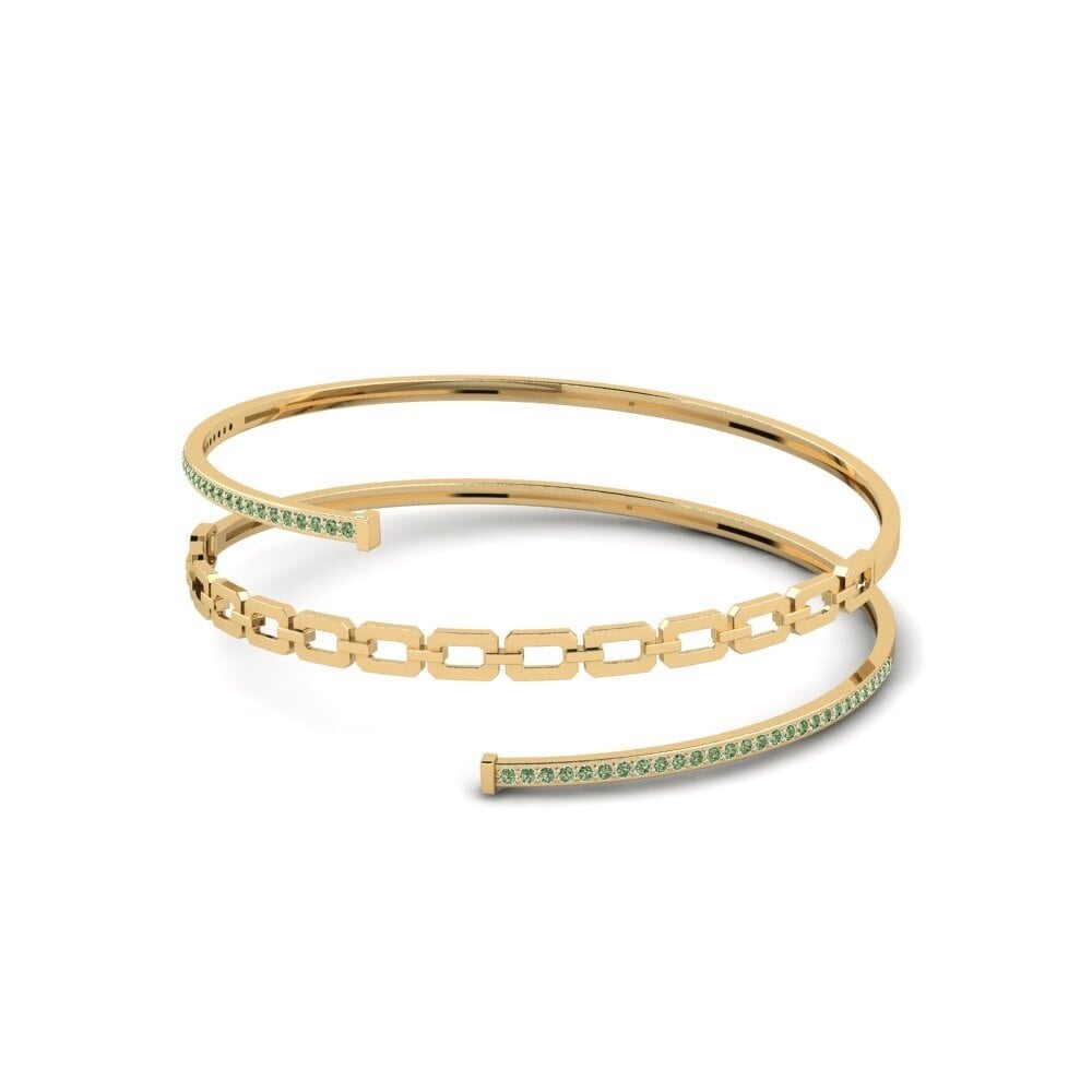 Green Diamond Women's Bangle Mirakel